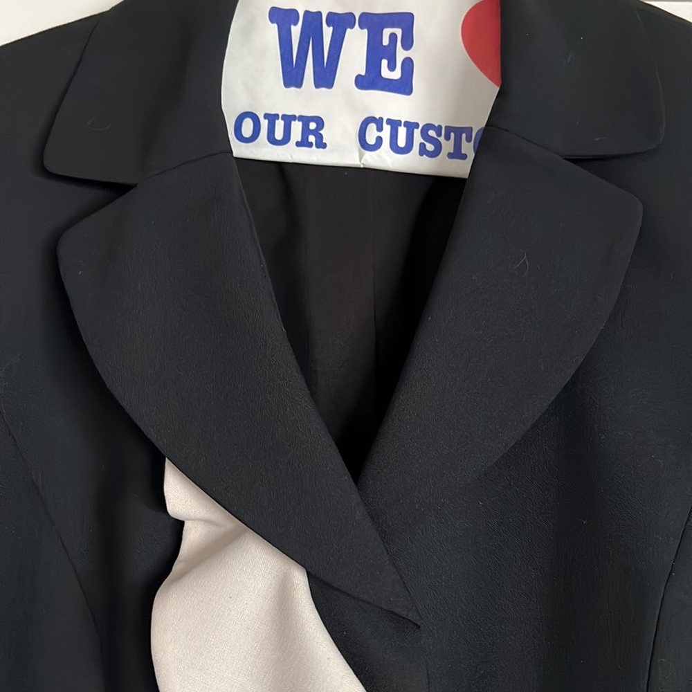 Not So Basic Black Lightweight Suit Jacket - image 3